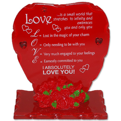 "Love Message Stand -999-023 - Click here to View more details about this Product